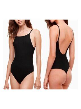 Aritzia // Wilfred Annecy Backless Ribbed Bodysuit